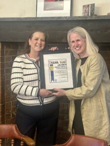 Celebrating outgoing President
Lisa Dublin